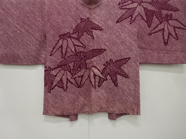 アンティーク　本総絞り　笹模様絵羽織